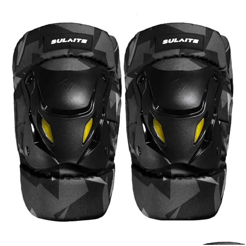 motorcycle armor sulaite winter elbow knee pads protective equipment men protector antifall racing motorcross gear leg protection