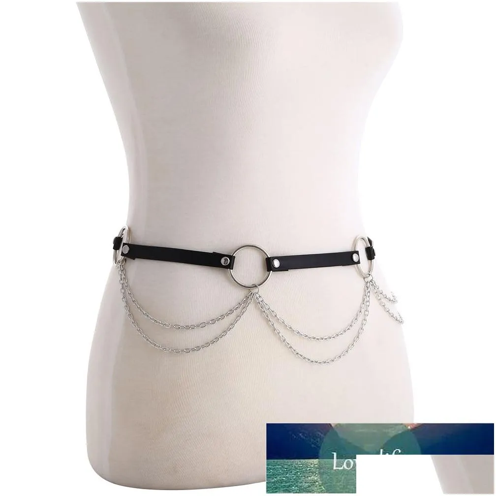leather body harness chain belt sexy women straps girls rave waist belly jewelry fashion accessory factory price expert design quality latest style original