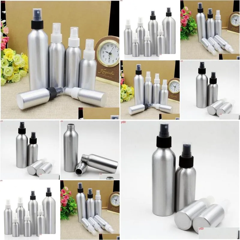 wholesale 150pcs/lot 30/50/100 ml aluminum spray bottle fine mist refill bottle cosmetic jargood qty