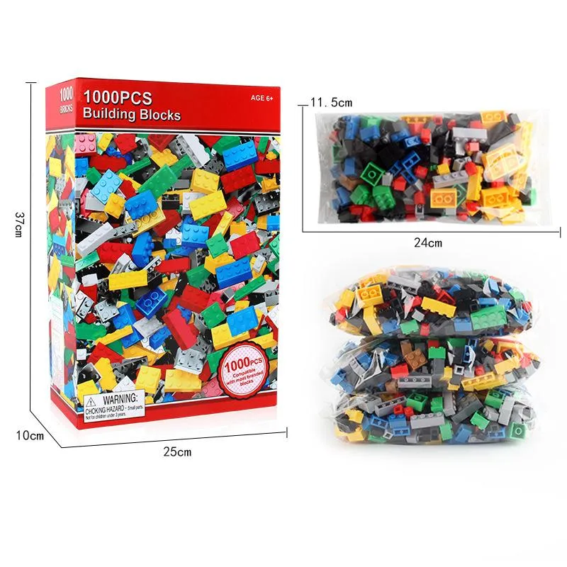 1000 pieces of australian small particle building blocks are compatible with various brands of diy kindergarten educational gift building toys