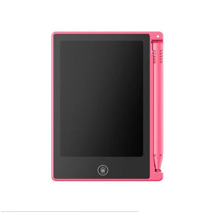 new lcd writing tablet 4.5 inch digital drawing electronic handwriting pad message graphics writing board children gifts