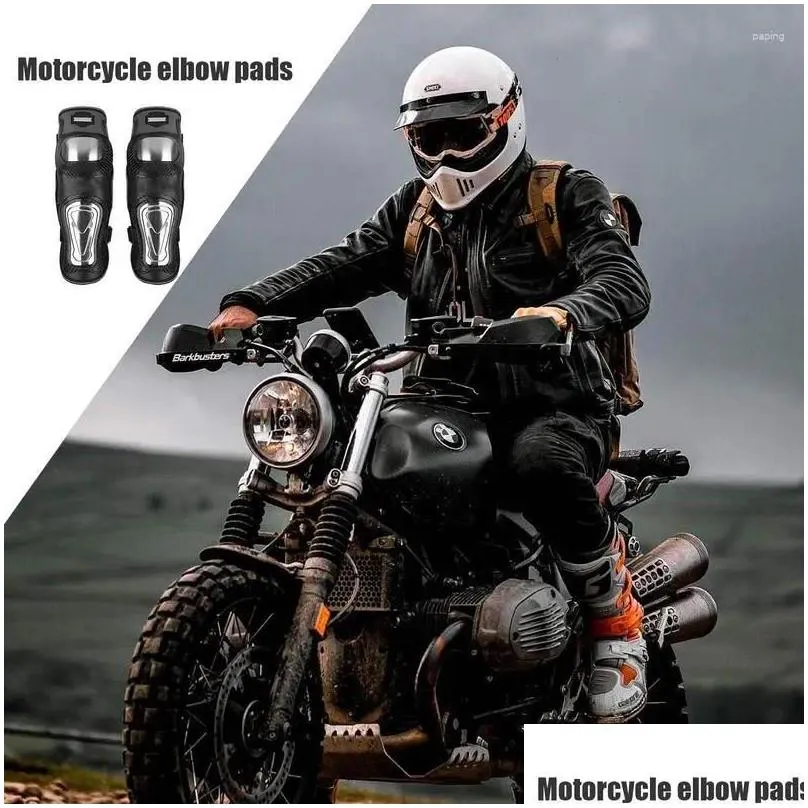 motorcycle armor knee pads stainless steel elbow protector equipment outdoor sport motocross all seasons for