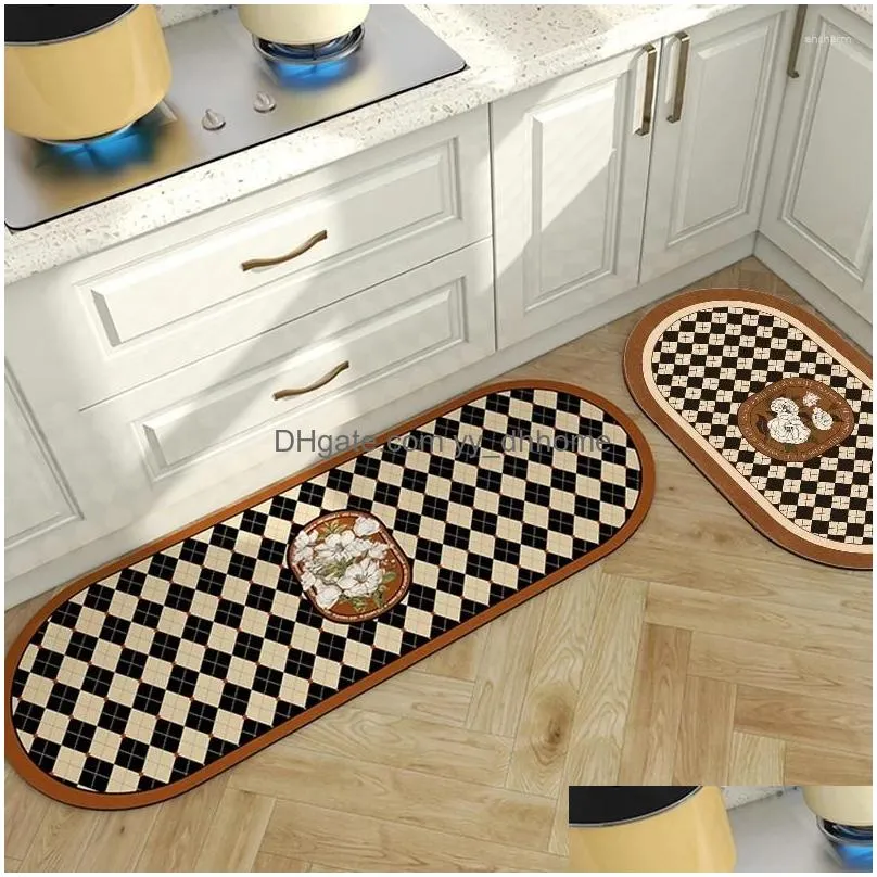 carpets kitchen floor non-slip rug washable foot pad balcony entrance doormat bathroom living room door floormat for home decor