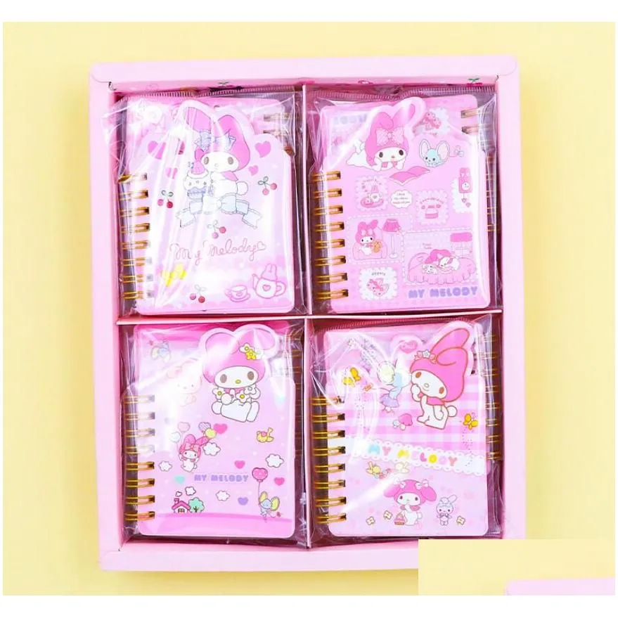 wholesale cute 3 colors kawaii purple kuromi style notepad student daily memos learning mini notepads for kids festival gift school