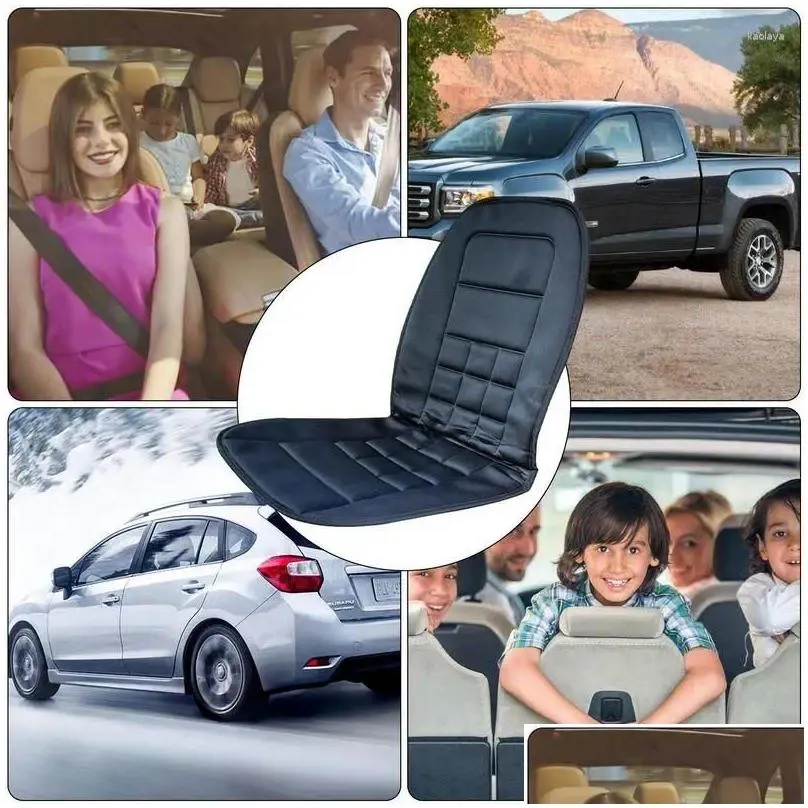 car seat covers 160g heated chair cushion universal styling winter pad cushions flat cloth velvet cover for cars van home