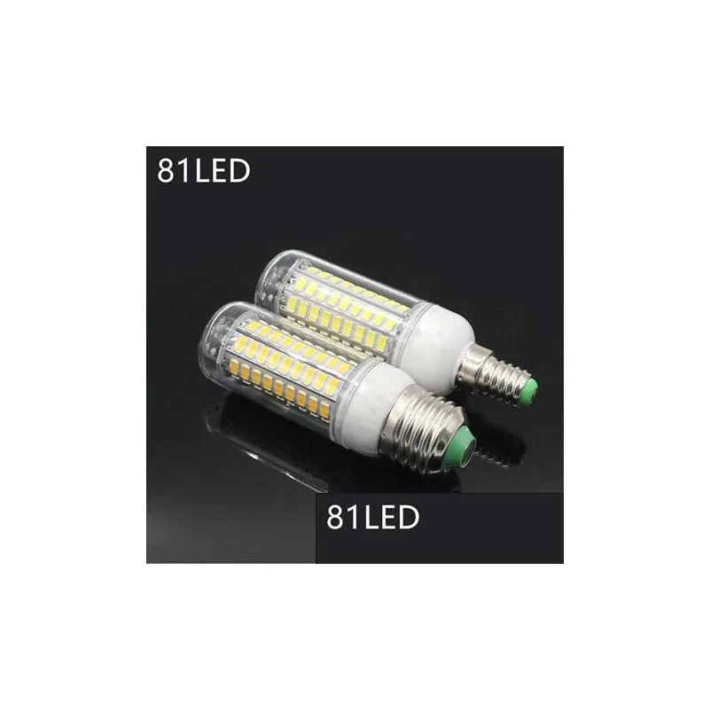 e27 e14 24w smd5730 led lamp 7w 12w 15w 18w 220v 110v corn lights led bulbs chandelier 36 48 56 69 72 leds