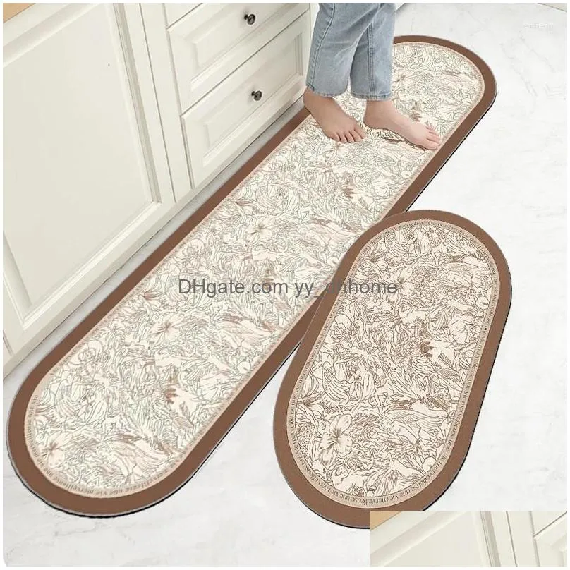 carpets kitchen floor non-slip rug washable foot pad balcony entrance doormat bathroom living room door floormat for home decor