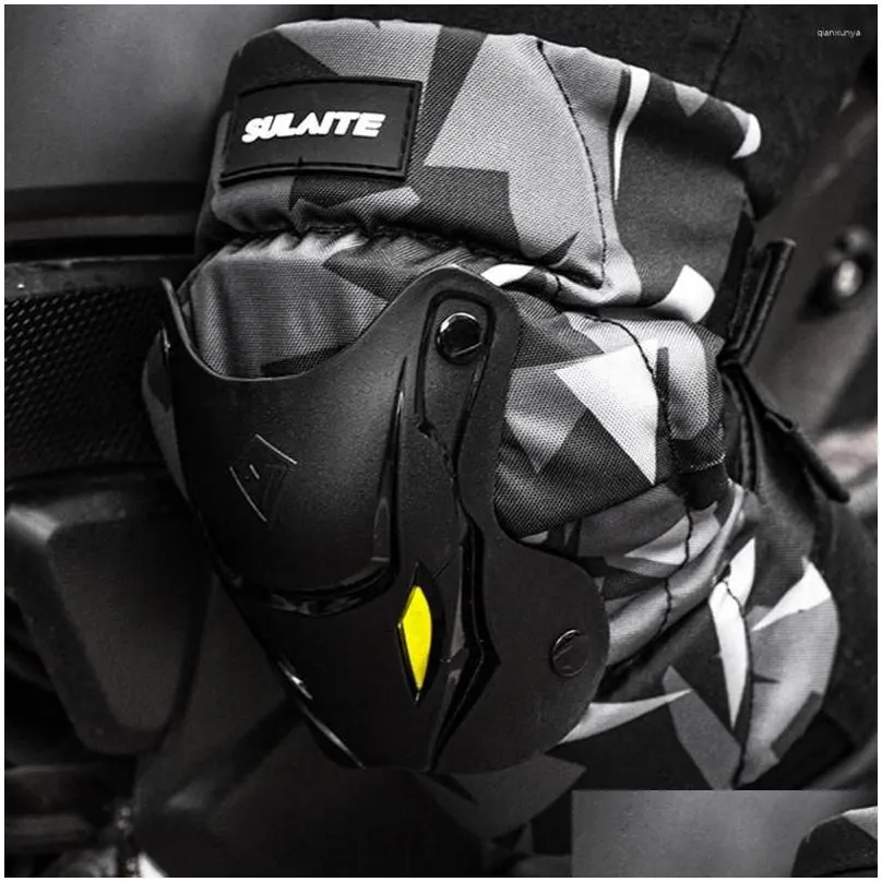 motorcycle armor sulaite winter elbow knee pads protective equipment men protector antifall racing motorcross gear leg protection