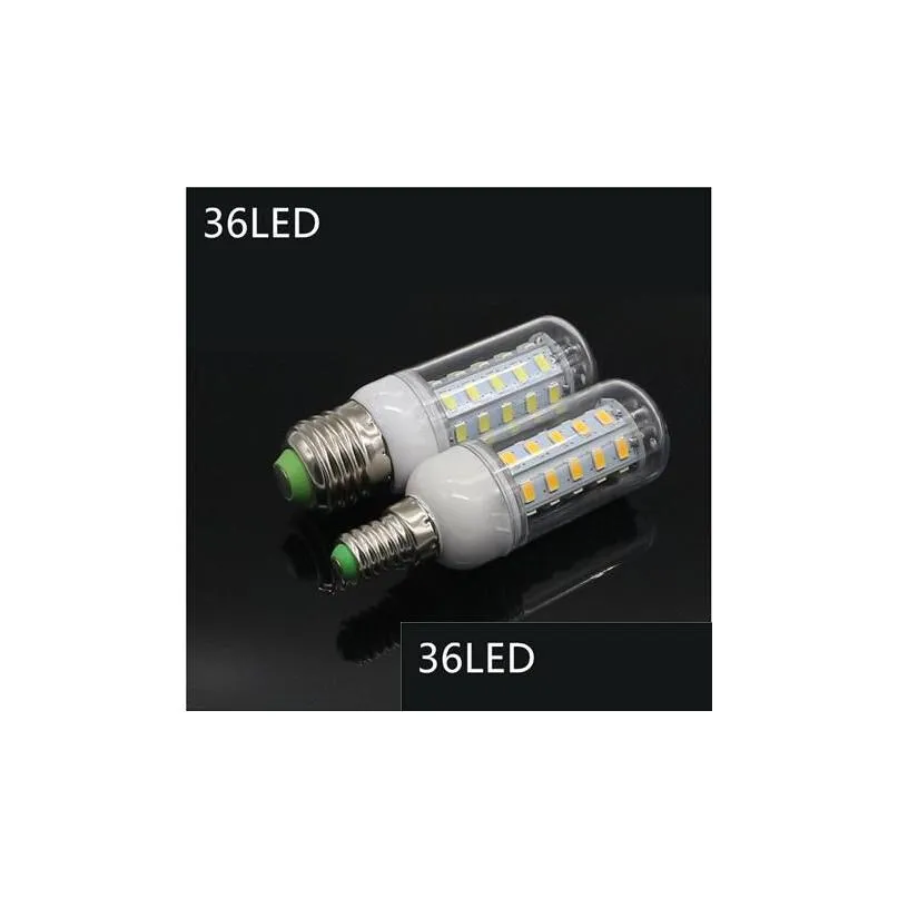 e27 e14 24w smd5730 led lamp 7w 12w 15w 18w 220v 110v corn lights led bulbs chandelier 36 48 56 69 72 leds