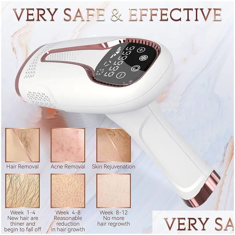 epilator 999999 flashes ipl laser for women home use devices hair removal painless electric bikini drop 230324