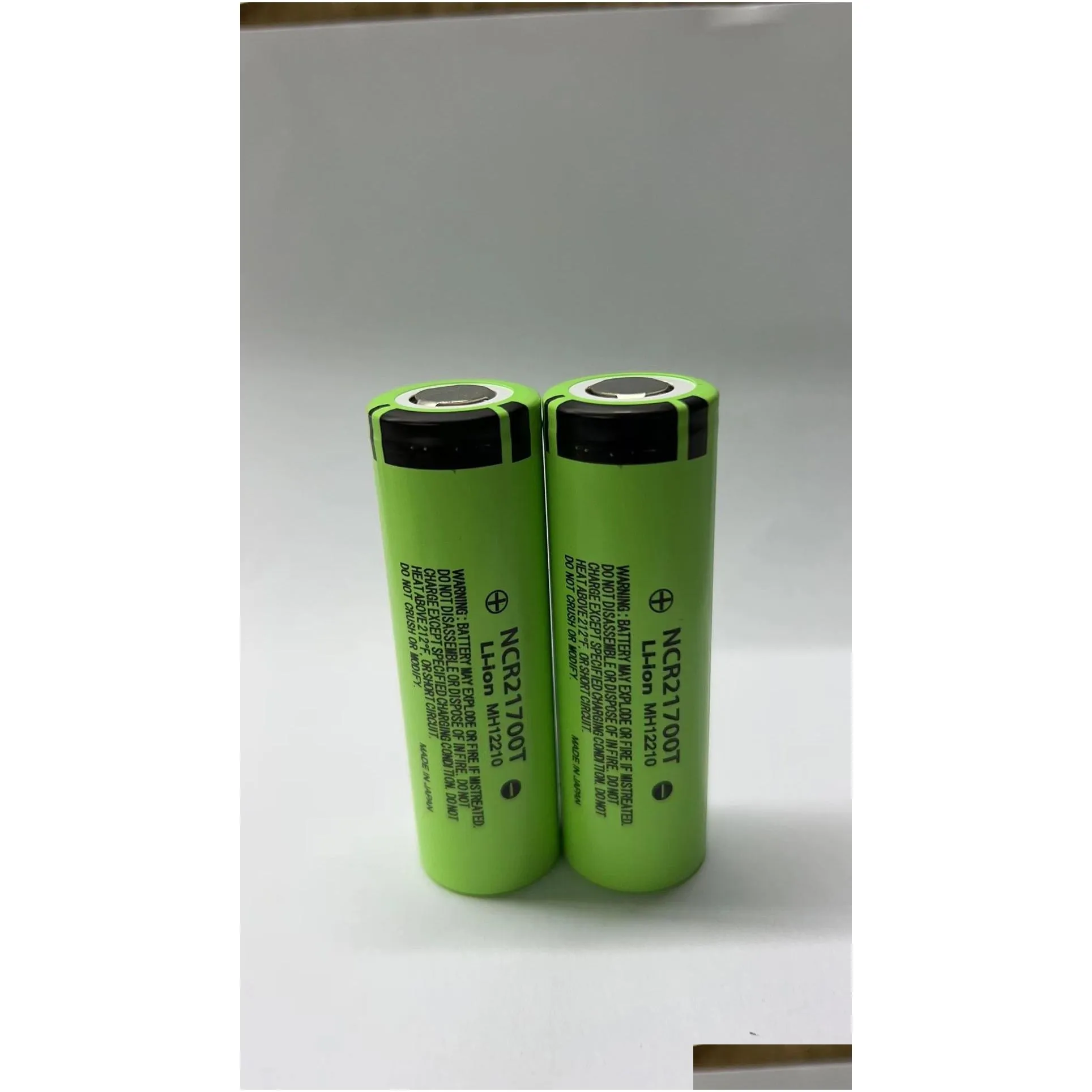 top quality ncr21700t 4000mah 21700t 21700 battery 35a 3.7v drain rechargeable lithium dry batteries