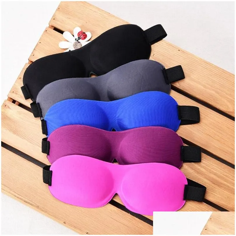 3d sleep mask natural sleeping eye mask eyeshade cover shade eye women men soft portable blindfold travel eyelx7747