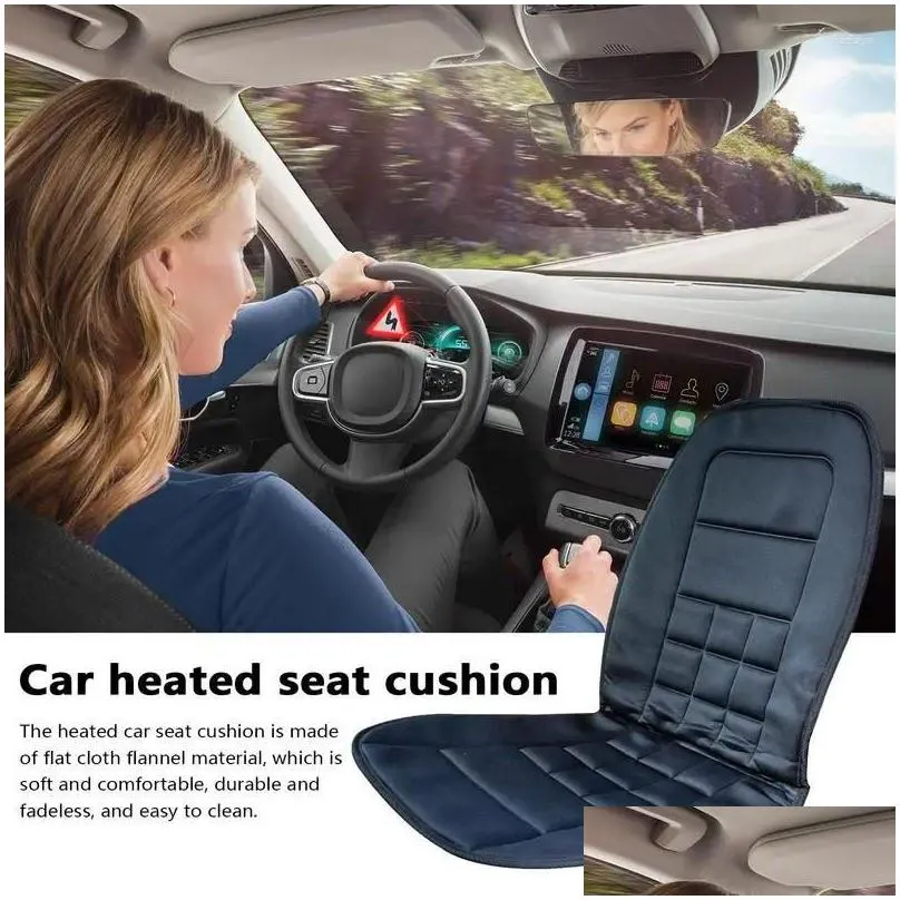 car seat covers 160g heated chair cushion universal styling winter pad cushions flat cloth velvet cover for cars van home