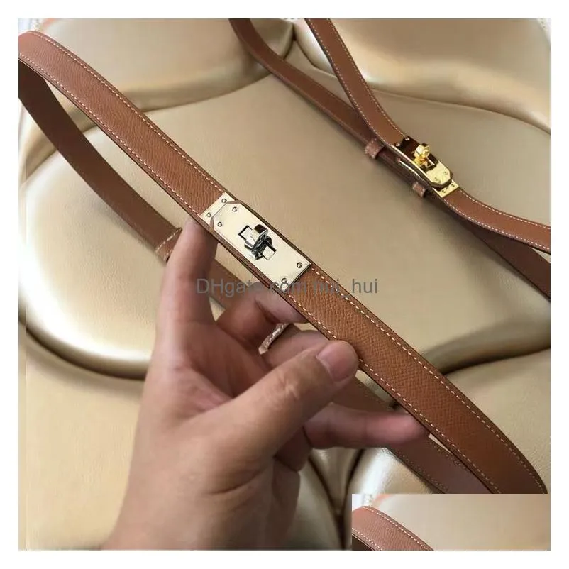 designer leather belt women belt adjustable belt buckle fashion classic thin belt match skirt suit trench belt width 1.8cm