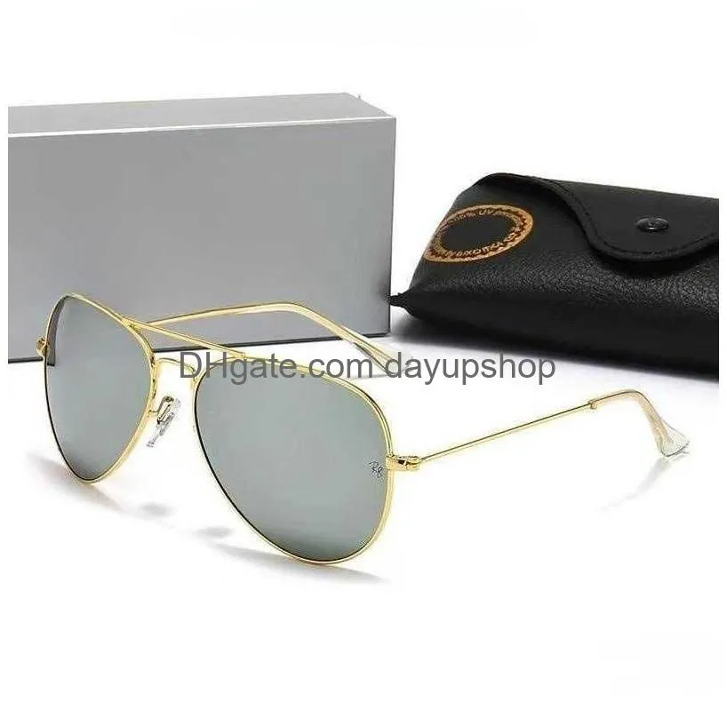 wayfarer rays sunglasses men women acetate frame size 52mm 3025 glass lenses ban sun glasses for male gafas de sol mujer with box