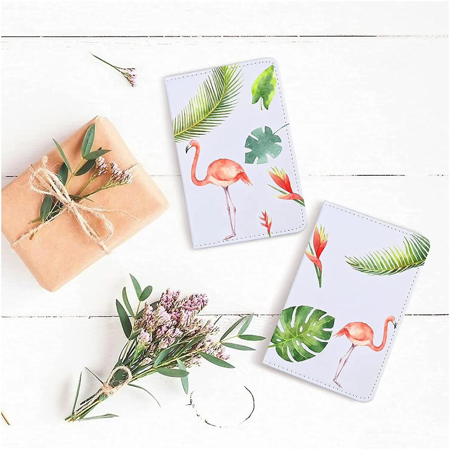 sublimation passport holder blanks pu leather blank thermal transfer business cards clip credit card boarding passes wallet