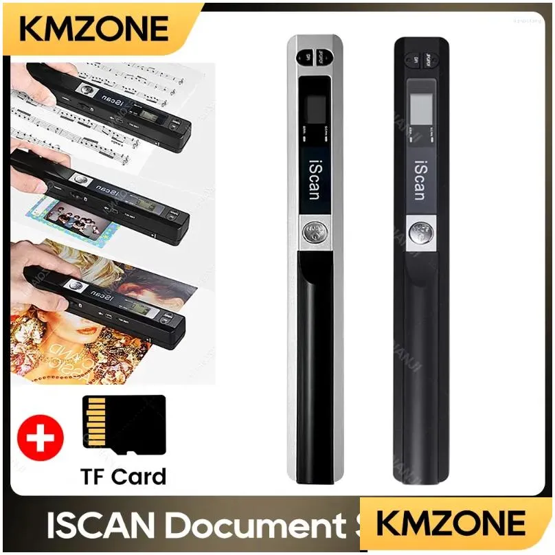 iscan a4 portable scanner mini document po book jpg pdf format handheld scanning 300/600/900 dpi with 32g tf-card