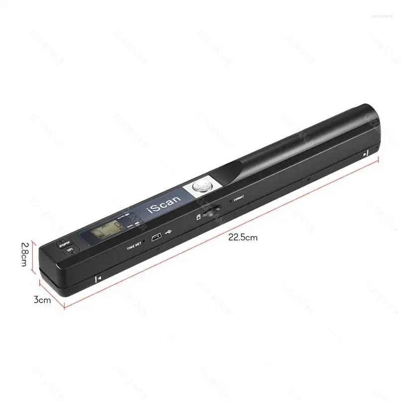 iscan a4 portable scanner mini document po book jpg pdf format handheld scanning 300/600/900 dpi with 32g tf-card