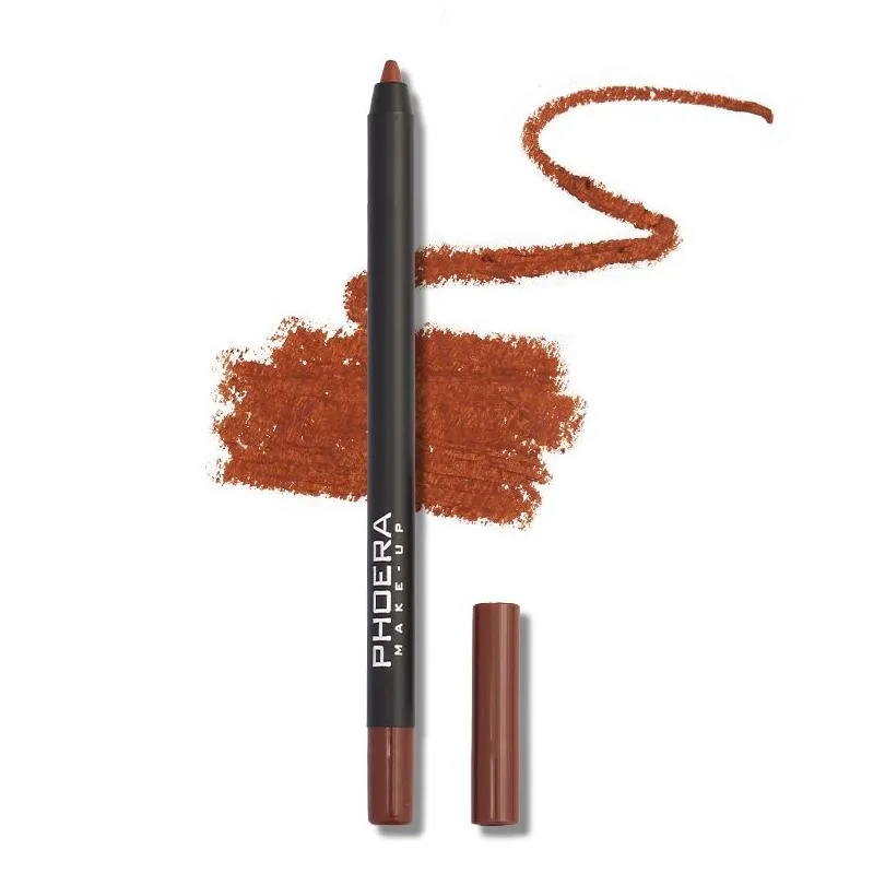 Lip Pencils Cosmetic Lipstick Professional Matte Waterproof Lady Charming Liner Contour Makeup Tool Drop Delivery Health Beauty Lips Dhd6M