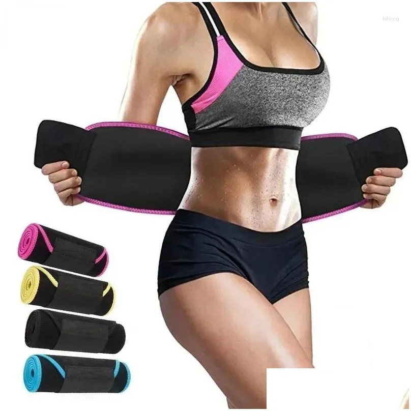 waist support men tummy shaping for sauna adjustable body reducing fitness sweat gym corset girdles trainer belt shaper slimming women