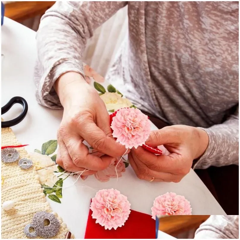 decorative flowers 12 pcs hydrangea artificial flower decor wedding decorations hydrangeas fake diy for party silk cloth