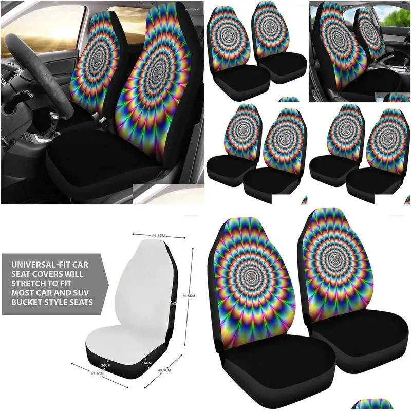 car seat covers (set of 2) - universal front and suv custom protector accessory