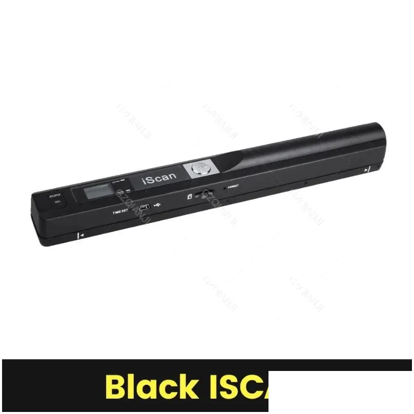 iscan a4 portable scanner mini document po book jpg pdf format handheld scanning 300/600/900 dpi with 32g tf-card