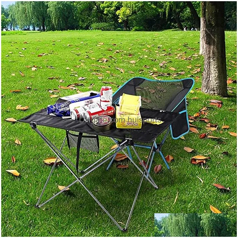 camp furniture ultralight portable folding camping table compact roll up tables with carrying bag for outdoor camping hiking picnic