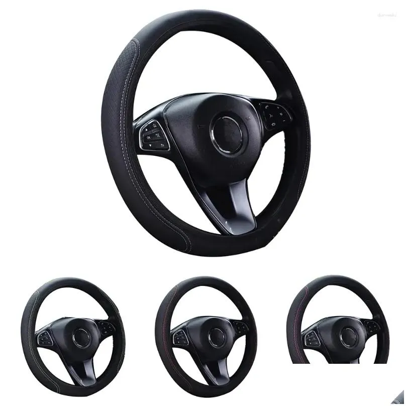 steering wheel covers car interior cover accessories easy to clean universal 37-38cm store four seasons