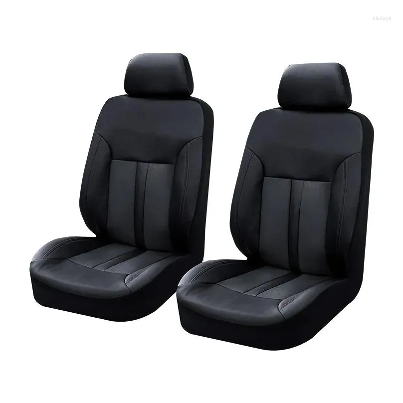 car seat covers auto plus universal size pu leather fit for most suv truck  accessories interior cushion cover