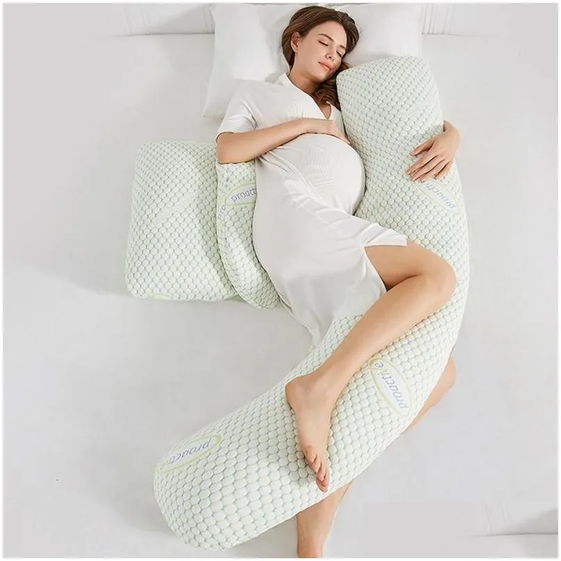 maternity pillows pregnancy pillow sleeping support u-shape back lumbar support full body pillows maternity accessories pregnant cushion