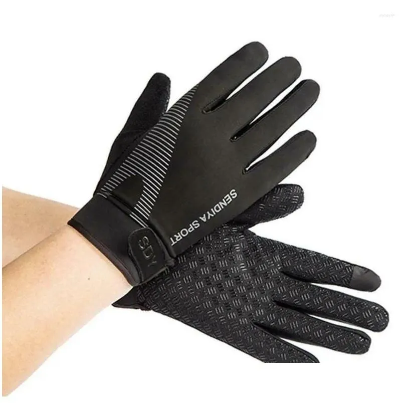 cycling gloves men`s bike motorcycle all touch screen gym training outdoor fishing