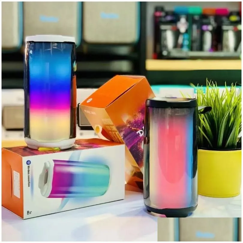 portable speakers pulse5 waterproof subwoofer pulse5 full screen colorful bass music portable audio system