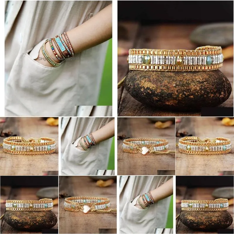man punk hiphop bangles bracelets tibetan beads curb chain crystal couples bracelet cool male female jewelry wholesale 240130