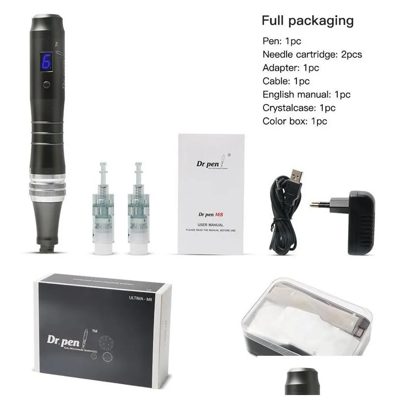 Other Health Beauty Items Est Dr Pen M8-W/C 6Speed Wired Wireless Mts Microneedle Derma Manufacturer Micro Needling Therapy System Dhk5V