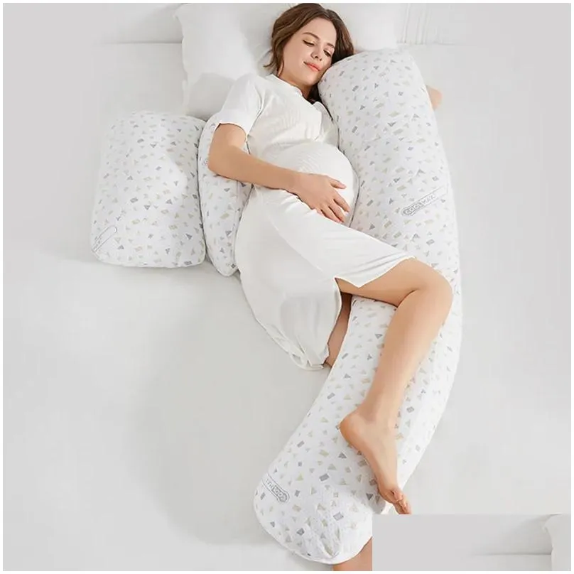 maternity pillows pregnancy pillow sleeping support u-shape back lumbar support full body pillows maternity accessories pregnant cushion