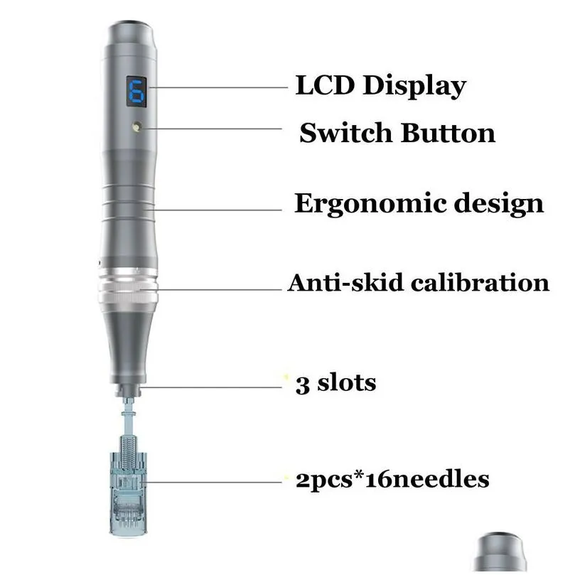 Other Health Beauty Items Est Dr Pen M8-W/C 6Speed Wired Wireless Mts Microneedle Derma Manufacturer Micro Needling Therapy System Dhk5V