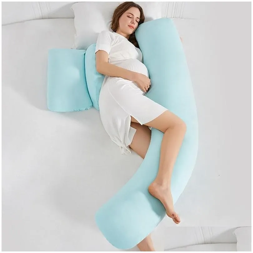 maternity pillows pregnancy pillow sleeping support u-shape back lumbar support full body pillows maternity accessories pregnant cushion