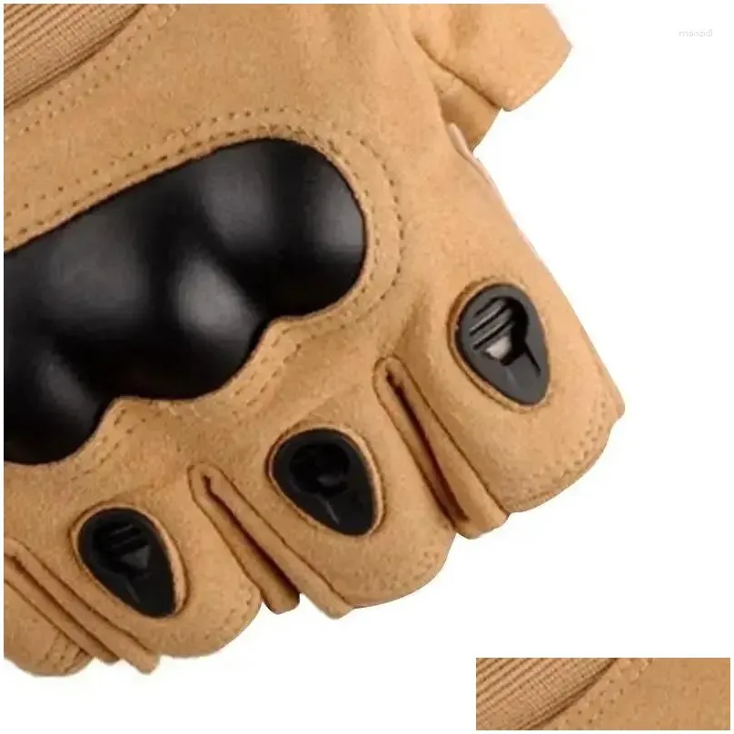 cycling gloves tactical for men`s hard shell protection anti slip and wear-resistant sports outdoor training half finger