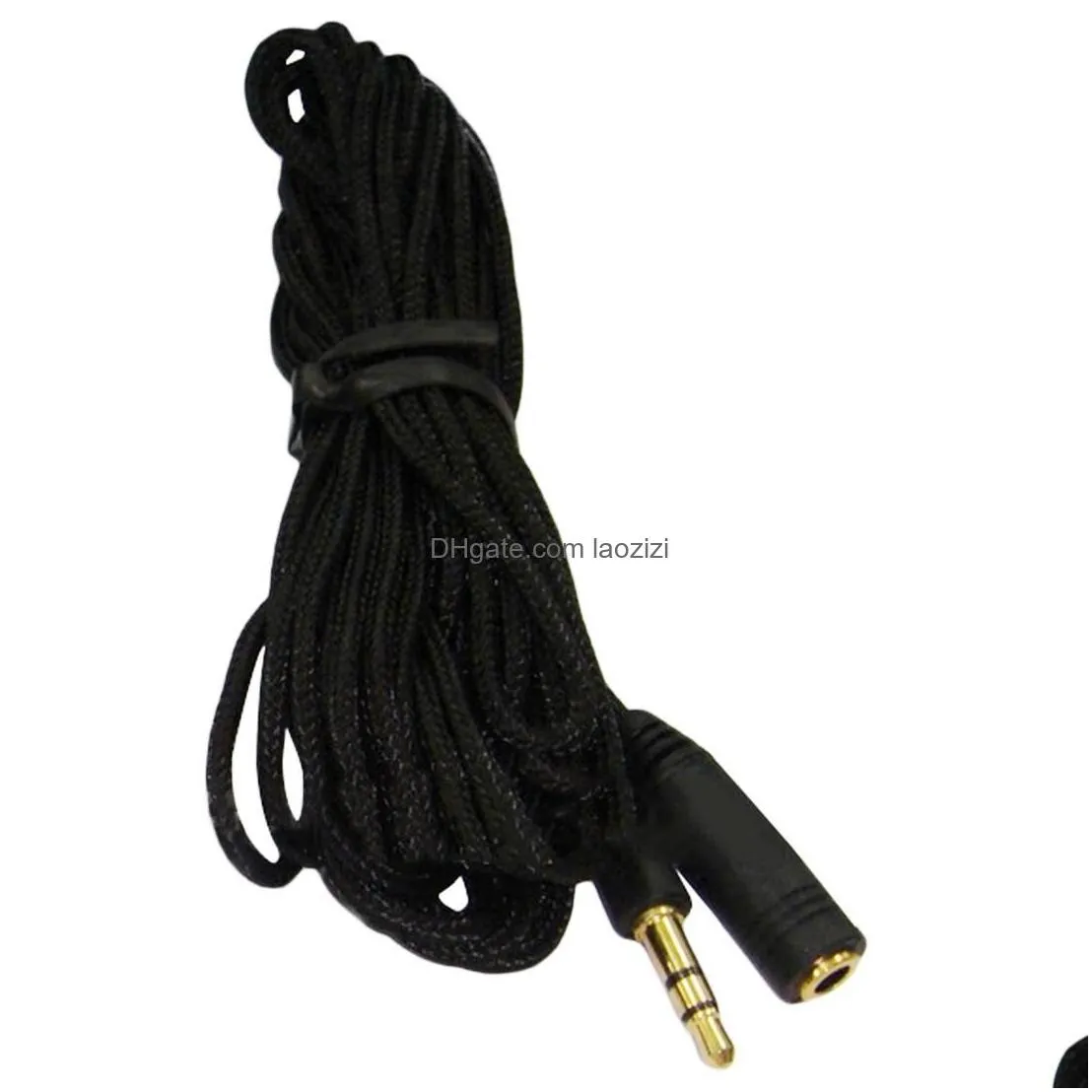 3.5mm stereo audio earphone extension cable 5m//1.5m ultra long for headphone computer cellphone mp3/4