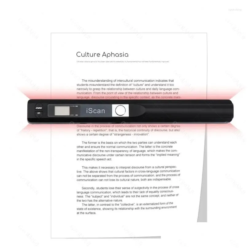 iscan a4 portable scanner mini document po book jpg pdf format handheld scanning 300/600/900 dpi with 32g tf-card