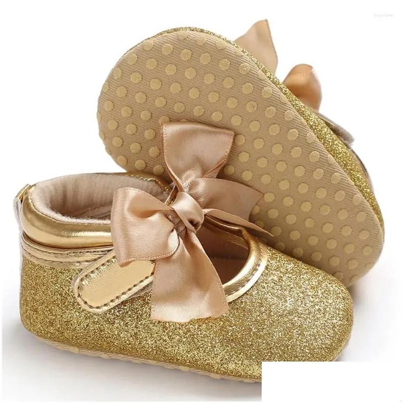 first walkers baby gold princess shoes comfortable soft infant kids girl sole crib toddler born sandals