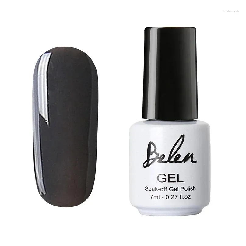 nail gel belen 7ml gray black white color polish uv led lamp semi permanent soak off hybrid varnish diy art lacquer