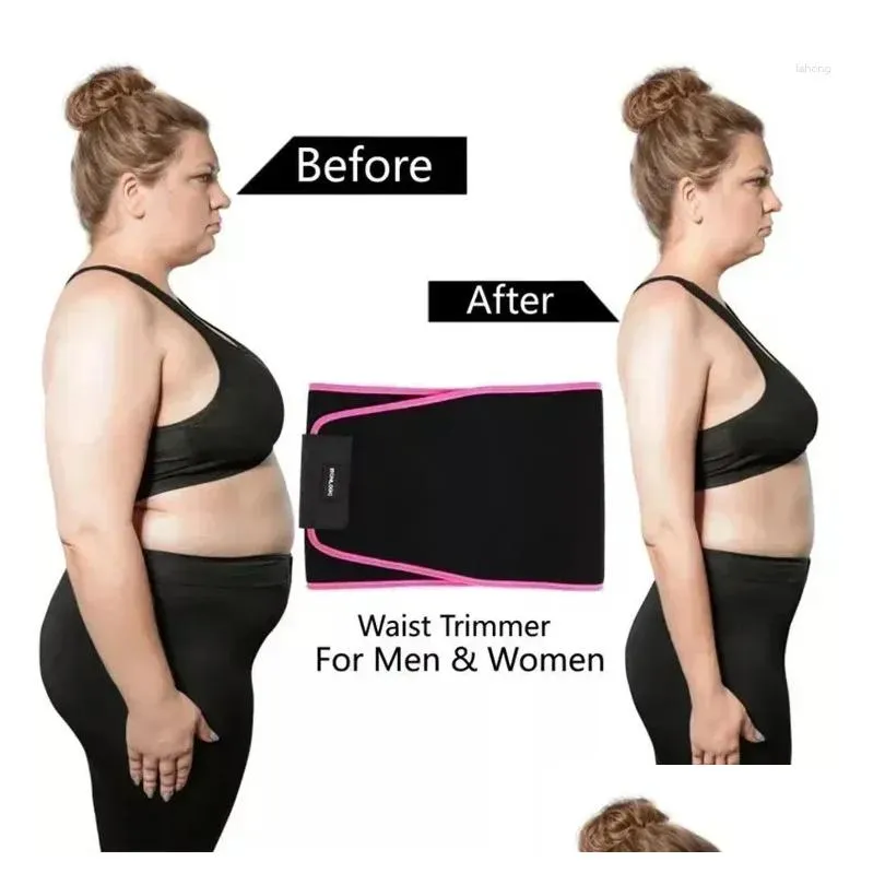 waist support men tummy shaping for sauna adjustable body reducing fitness sweat gym corset girdles trainer belt shaper slimming women