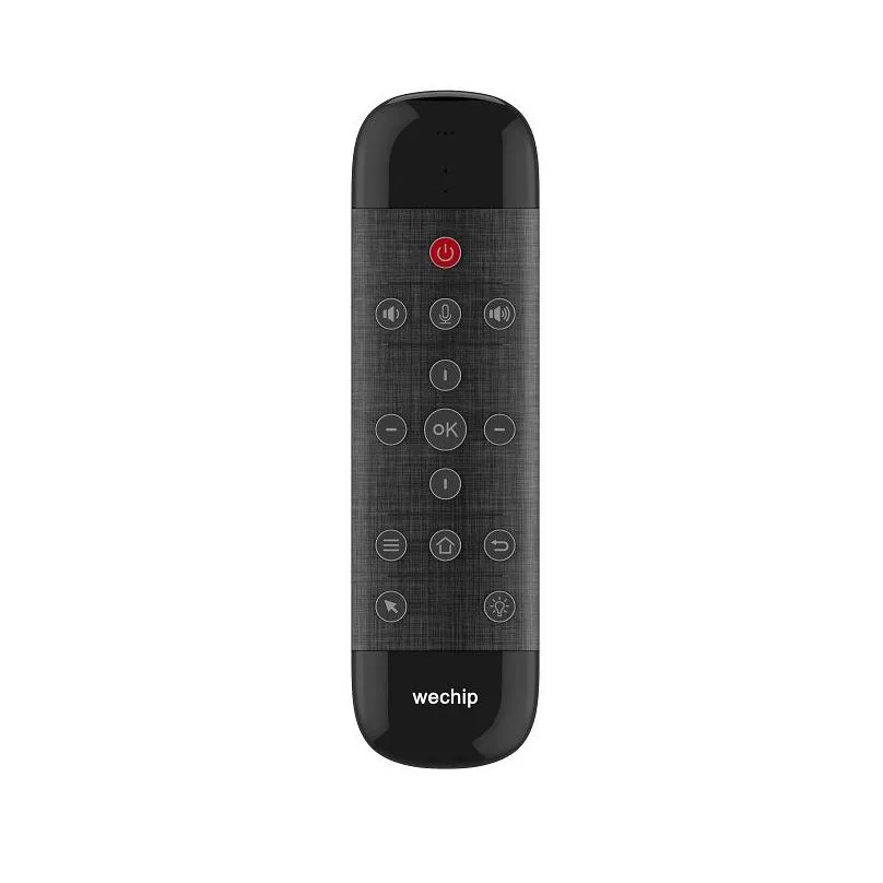 wechip w2 pro air mouse voice remote control microphone w1/w2/r2 2.4g wireless mini keyboard gyroscope for android tvbox mini pc