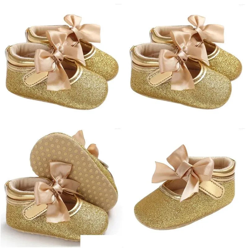 first walkers baby gold princess shoes comfortable soft infant kids girl sole crib toddler born sandals