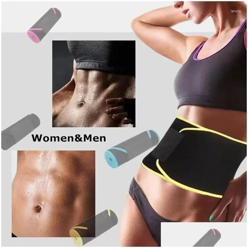 waist support men tummy shaping for sauna adjustable body reducing fitness sweat gym corset girdles trainer belt shaper slimming women