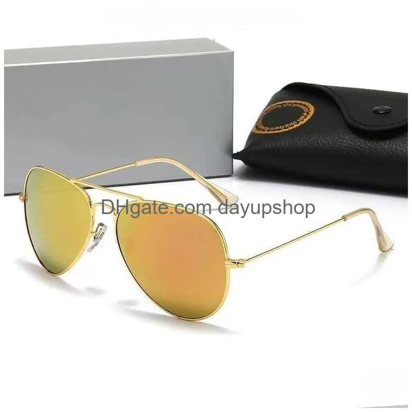 wayfarer rays sunglasses men women acetate frame size 52mm 3025 glass lenses ban sun glasses for male gafas de sol mujer with box
