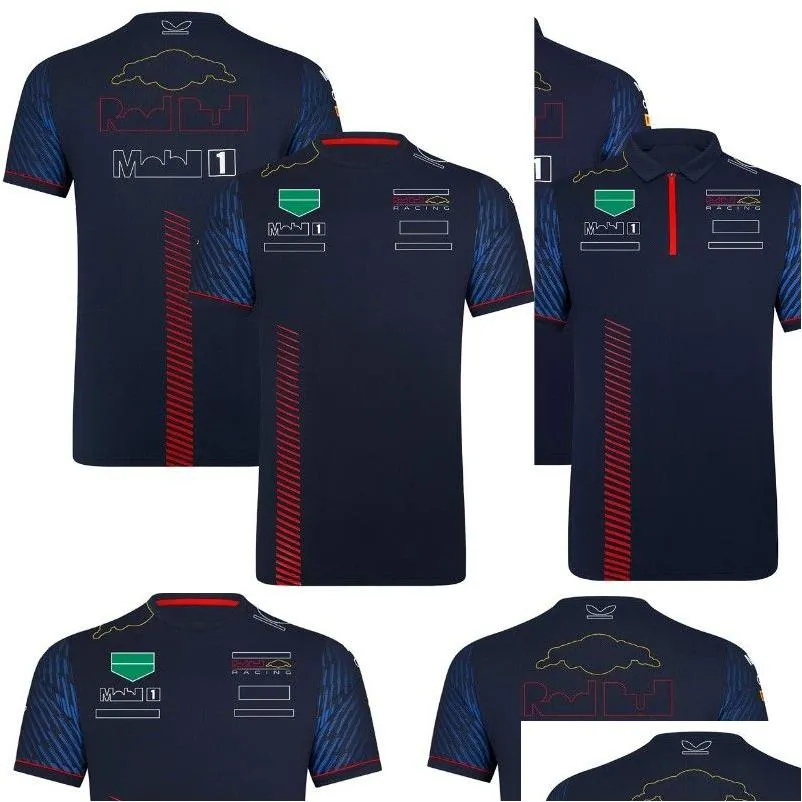 2023 f1 team racing t-shirt formula 1 driver polo shirts t-shirts motorsport season clothing fans tops mens jersey plus size