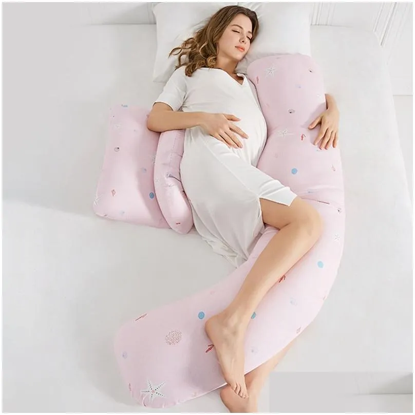 maternity pillows pregnancy pillow sleeping support u-shape back lumbar support full body pillows maternity accessories pregnant cushion